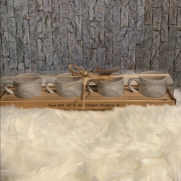 Belle Madison Set of 4 Espresso Mugs - Picture 1 of 4